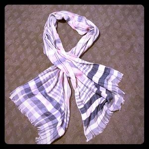 LOFT Plaid scarf NWT